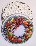 Scott's Cakes Yogurt Pretzels in a Mini Christmas Wreath Tin