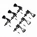 lotmusic A0394 6pcs 3L3R Guitar Tuning Pegs Machine Head Tuners Black for Gibson replacement