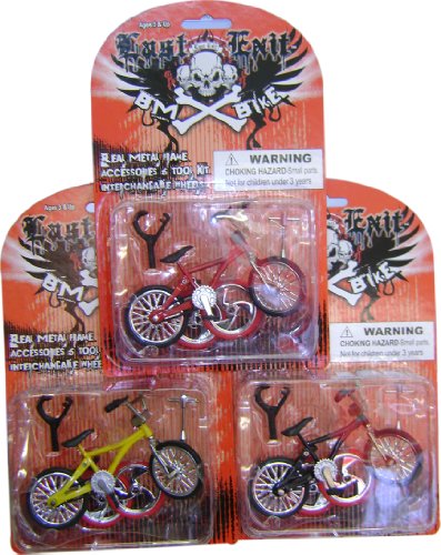 Last Exit – Three Pack – Finger BMX – Styles and colours may vary