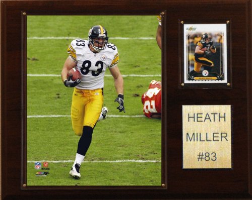 NFL Heath Miller Pittsburgh Steelers Player Plaque