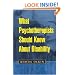 What Psychotherapists Should Know About Disability
