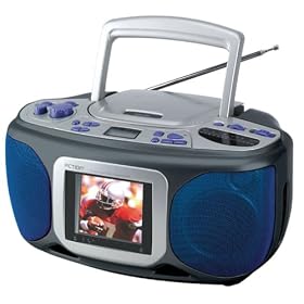 Axion ACN-5410 4-Inch Portable LCD TV with CD Player and AM/FM Radio
