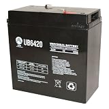 UPG UB6420 - AGM Battery - Sealed Lead Acid - 6 Volt - 42 Ah Capacity - F2 Terminal