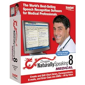 ScanSoft Dragon NaturallySpeaking 8 Medical Upgrade from Versions 6/7