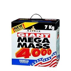 Weider Weight Gainer Mega Mass 4000, Vanille, 7000 g