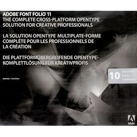 Font Folio 11.0 10-user Upgrade (from Font Folio Open Type v1.0) (PC/Mac)