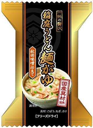 16.5gX4 pieces MC hood full of luxury Inaniwa Udonmengayu Akita miso