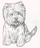 Dog Rubber Stamp - West Highland White Terrier - 1E