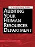 Auditing Your Human Resources Department