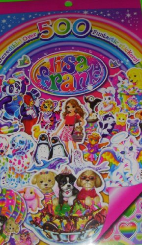 Lisa Frank Stickers 500 STICKERS - FUNTASTIC Sticker Book