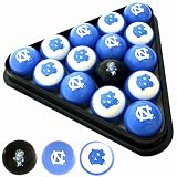 North Carolina Tar Heels Officially Licensed Billiard Balls By Frenzy Sports