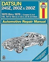 Datsun 240Z/260Z Owner's Workshop Manual (USA service & repair manuals)