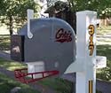 Montana Grizzlies Helmet Style Mailbox