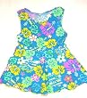 Toddler 2-piece Babydoll Swimwear Teal Floral