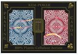 KEM Arrow Plastic Playing Cards, 2 Decks Poker Size, Choose from Regular or Jumbo Index