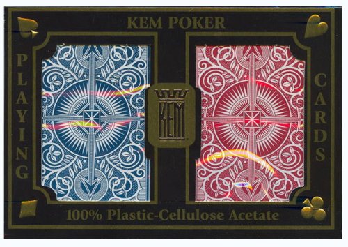 Kem Poker Wide Playing Cards Double Deck - Jumbo Indicies