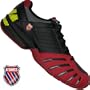 K-Swiss Spinshot Men's Indoor Court Shoe (10, Black/Red/Charcoal)