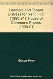 Landlord and tenant : distress for rent
