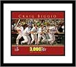 Craig Biggio Houston Astros MLB Framed 8x10 Photograph 3000th Career Hit Multi-Exposure