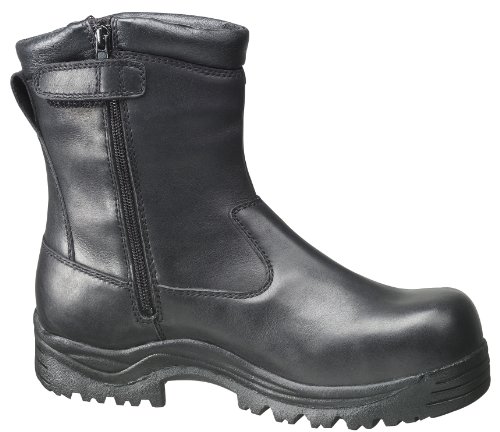 Thorogood 804-6032 Men's Station 8-inch Side Zip Waterproof Oblique Composite Toe Boot Black 9.5 M US