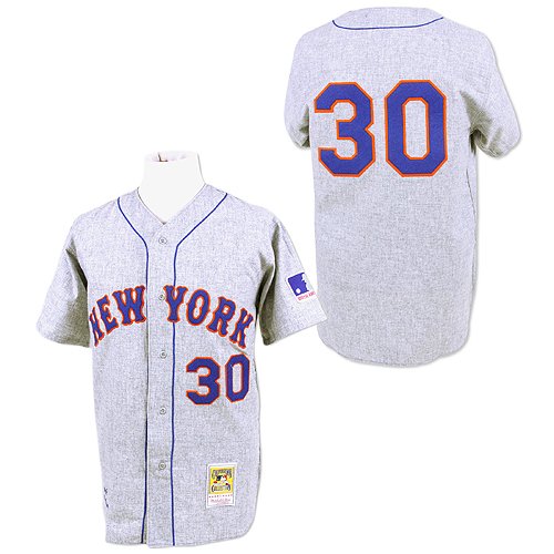 New York Mets Authentic 1969 Nolan Ryan Road Jersey By Mitchell & Ness 48