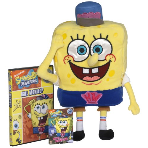 SpongeBob SquarePants Plush with DVD - OfficerBob UniformPants