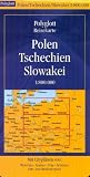 Polyglott Reisekarten, Polen, Tschechien, Slowakei - 