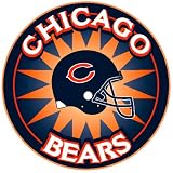 Chicago Bears Absorbent Stoneware Coasters with Matching Collectible Tin