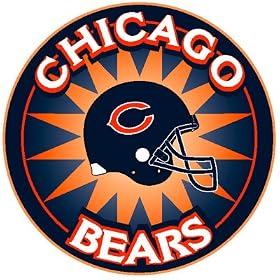 Chicago Bears Absorbent Stoneware Coasters with Matching Collectible Tin by Kryptonite