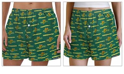 University of Oregon Boxers XL UO Ducks 100% Cotton Boxer Shorts for HIM or HER- SEARCH BROAD BAY BOXERS FOR MORE DESIGNS Unique GIFT Ideas Man Men Boyfriend Woman Women Ladies Mother Dad Mom CUTE!
