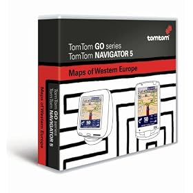TomTom Maps of Western Europe on 6 CDs for TomTom GPS Navigators (1D90.012)