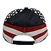 City Hunter Us01 Trump with American Flag Baseball Cap Navy