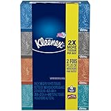 Kleenex Everyday Facial Tissues, Medium Count Flat, 160 ct, 4 Pack