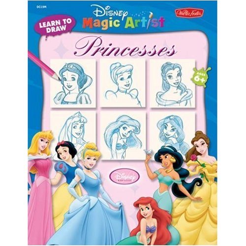 Childrens Toyshop  Toys : Disney Magic Artist How to Draw Princesses
