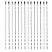 CCINEE 50pcs Stainless Beads Chains Adjustable Ball Chains Antiqued Matching Connectors Bulk for Jewelry Making