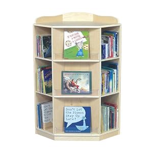 Kid's Corner Bookshelves in Natural Finish