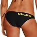NCAA Oregon Ducks Ladies Black Spring Breaker Bikini Bottom