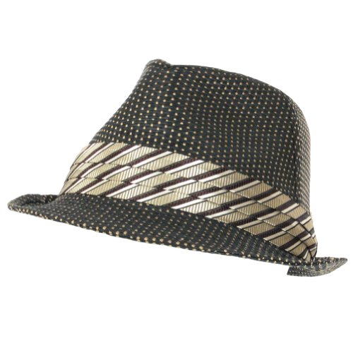 New Woven Braid Necktie Band Fedora Trilby Hat Large Extra Large Black