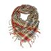 Multi-colors Trendy Plaid & Houndstooth Check Soft Square Scarf, V4 Image #1