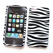 Apple iPhone 4 Snap-on Protector Hard Case Image Cover "Zebra Pattern" Design