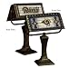 Art Glass Banker's Lamp - Rams (13.25 x 10.25