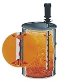 Drum/barrel tube mixer with air-driven motor