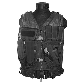 Army USMC Tactical Assault Vest Black