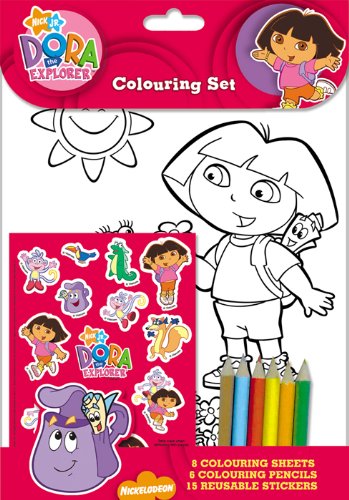 Dora the Explorer Colouring Set