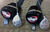 Alien Sport Quad Metal 13 & 21 Degree Golf Fairway Wood Set - Left Hand / Graphite / Regular Flex