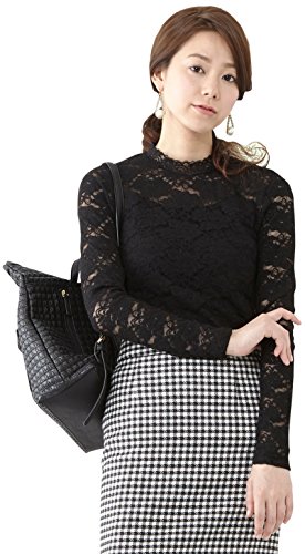 (レイビームス) Ray BEAMS / ストレッチレース ハイネック