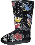 Silver Star Women's Emu 100% Australian Merino Wool Snow Boot- Black