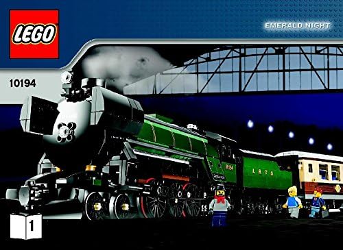 INSTRUCTION MANUALS for Lego Train Set #10194 "Emerald Night"
