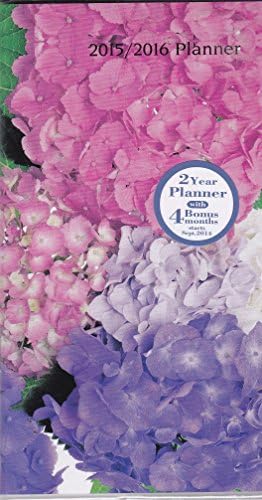 Lovett International 2015/2016 Two Year Planner, 6.75 X 3.75 (Hydrangeas)