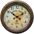 Hotel Noir Clock - Brown (18.5")